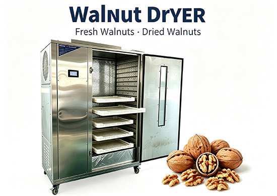 Walnut dryer machine